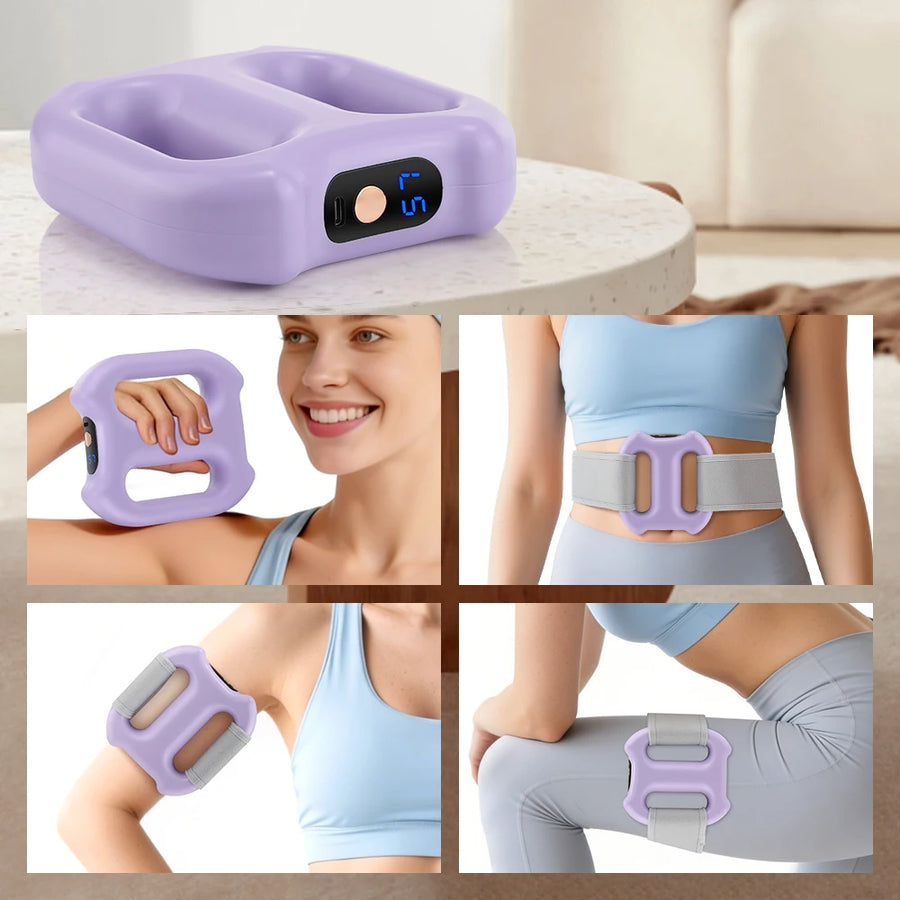 Fascia ring massager with adjustable belt