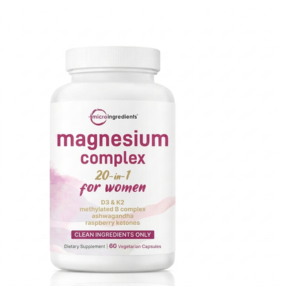Magnesium Complex 20-in-1 for Women bottle, 60 vegetarian capsules