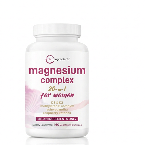 Magnesium Complex 20-in-1 for Women bottle, 60 vegetarian capsules