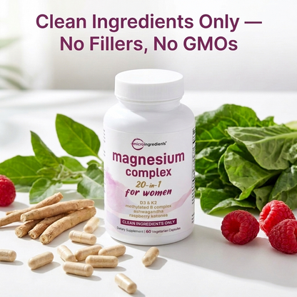 Clean ingredients only, no fillers, no GMOs