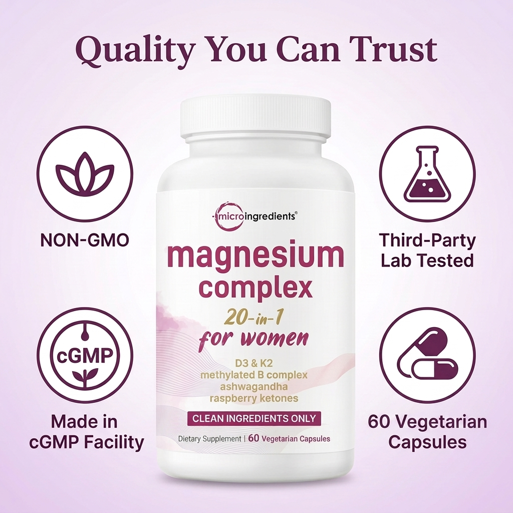 Quality you can trust: Non-GMO, third-party tested, cGMP, 60 vegetarian capsules