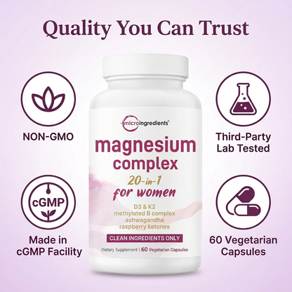 Quality you can trust: Non-GMO, third-party tested, cGMP, 60 vegetarian capsules