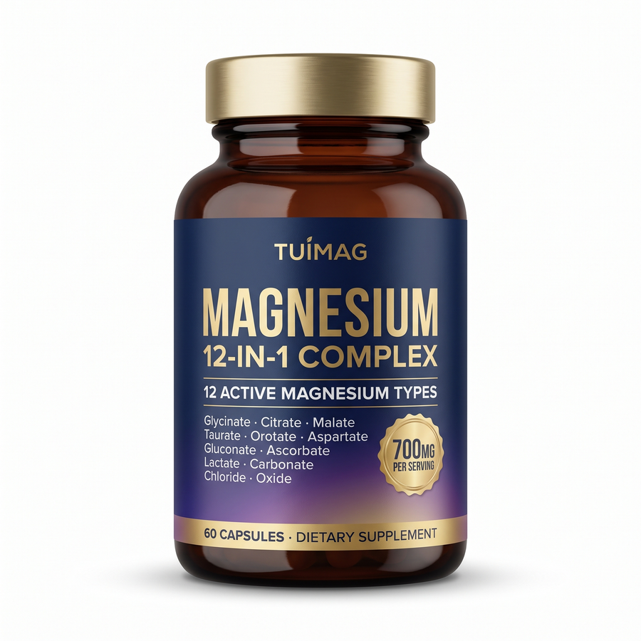 Twelve forms of magnesium. One daily capsule.